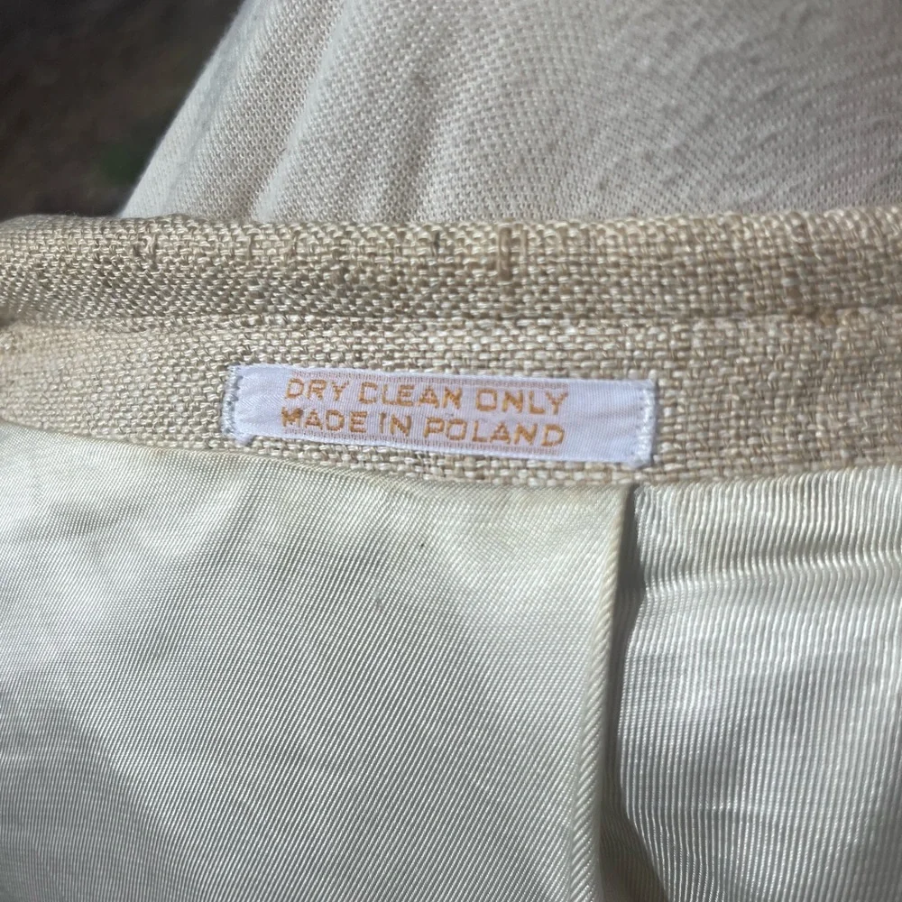 POTOMAC COLLECTION VINTAGE LIGHT BROWN TWEED BLAZER MENS 42R